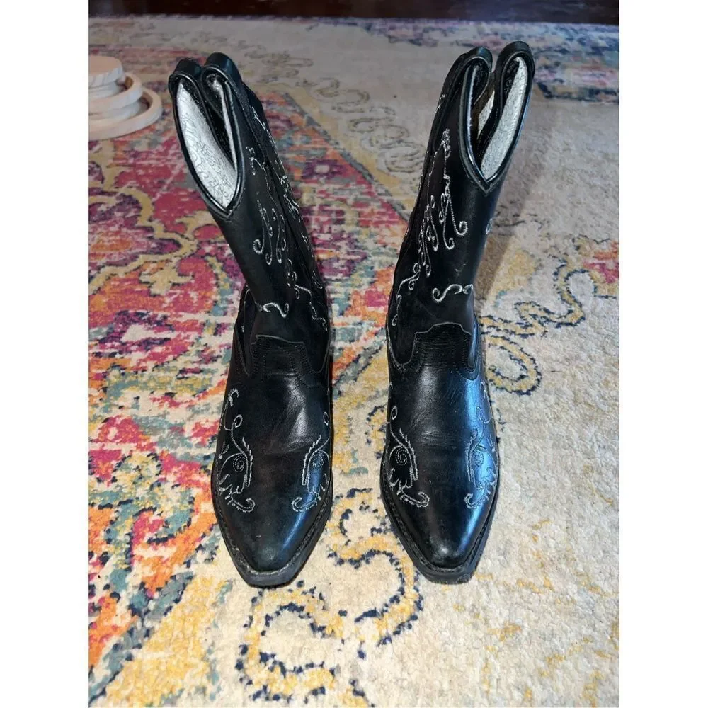 Smoky Mountain Childrens Jolene Black Boots (1.5)